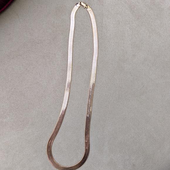 Jewelry - Gold Herringbone Necklace
